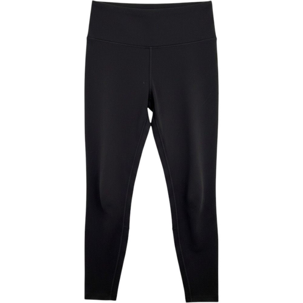 Athleta Black High Waisted 7/8 Length Yoga Athletic Leggings Womens Size Large